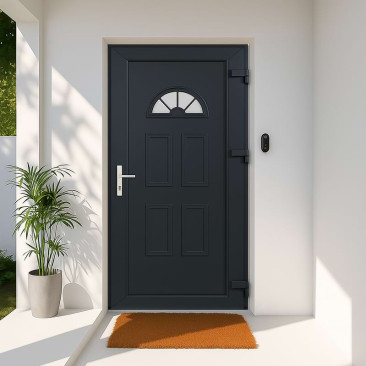 Porta de entrada em PVC...