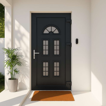 Porta de entrada em PVC...