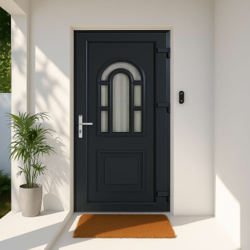 Porta de entrada em PVC...