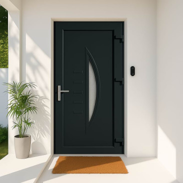 Porta de entrada em PVC...