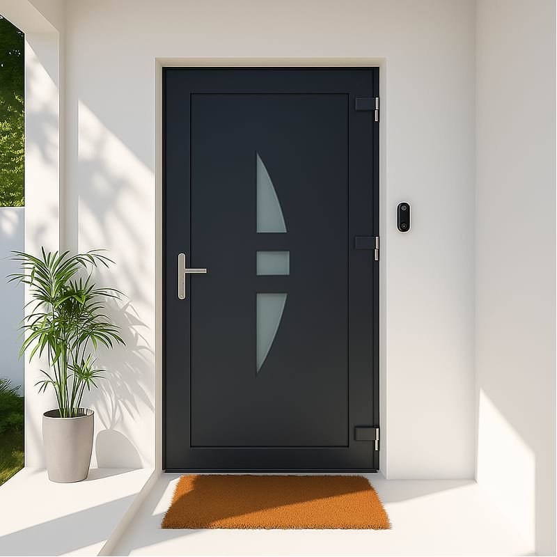 Porta de entrada em PVC STARTER COLMAR Padrão 2150 x 900 mm