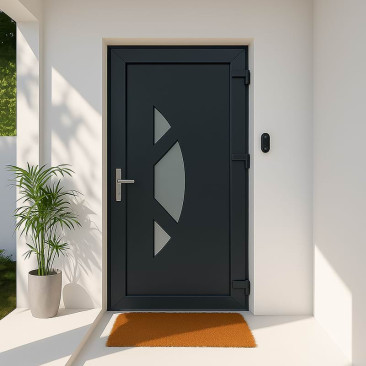 Porta de entrada em PVC...