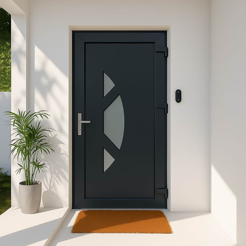 Porta de entrada em PVC STARTER LA ROCHELLE Padrão 2150 x 900 mm