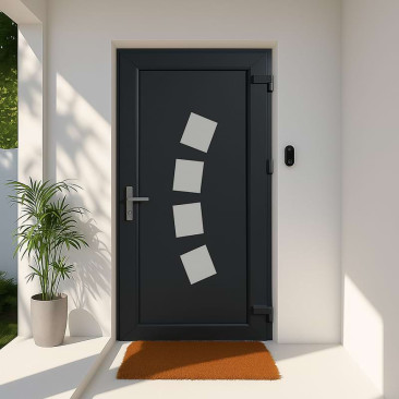 Porta de entrada em PVC...