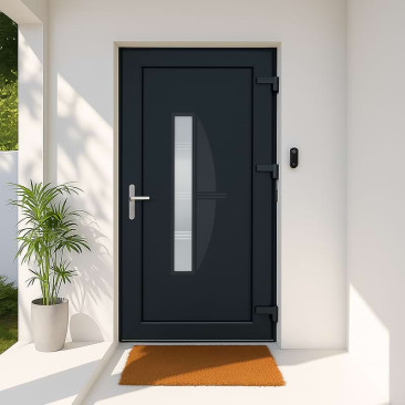Porta de entrada em PVC...