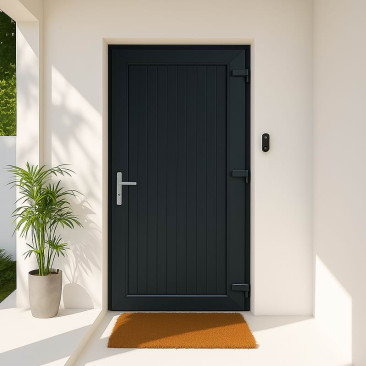 Porta de entrada em PVC...
