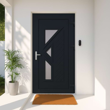 Porta de entrada em PVC...