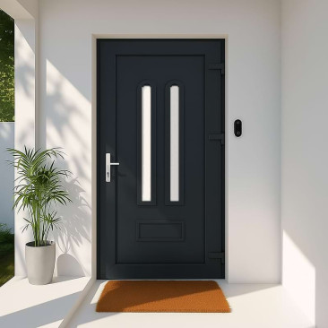 Porta de entrada em PVC...