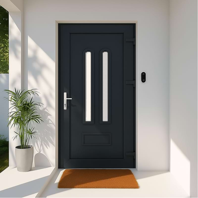 Porta de entrada em PVC STARTER PERPIGNAN personalizada