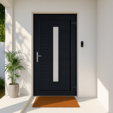 Porta de entrada em PVC...