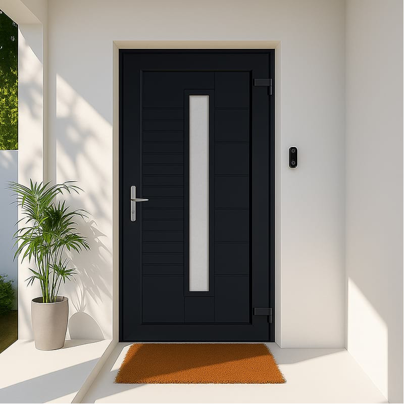 Porta de entrada em PVC STARTER MONTREUIL Personalizada