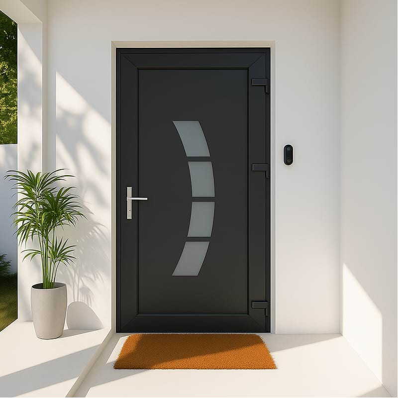 Porta de entrada em PVC STARTER CALAIS Personalizada