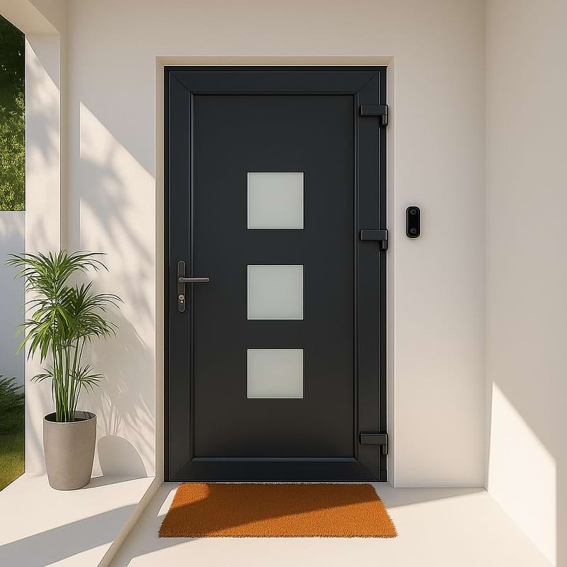 Porta de entrada em PVC STARTER PAU à Medida