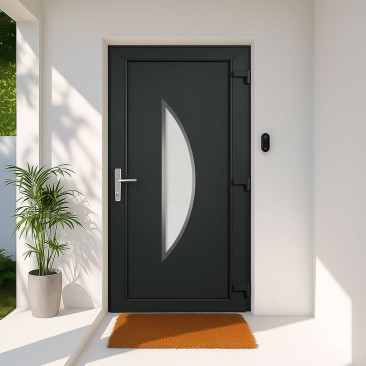 Porta de entrada em PVC...