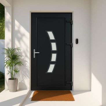 Porta de entrada em PVC...