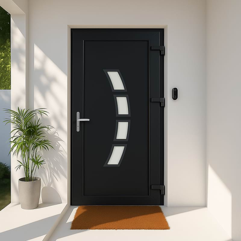 Porta de entrada em PVC STARTER LILLE personalizada