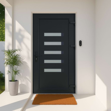 Porta de entrada em PVC...