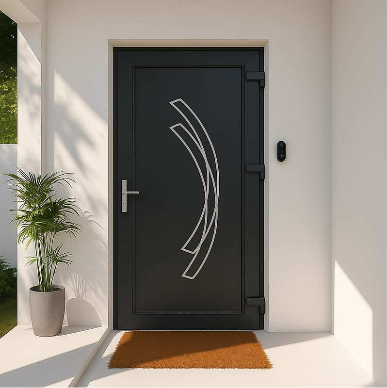 Porta de entrada em PVC STARTER MARSEILLE à Medida