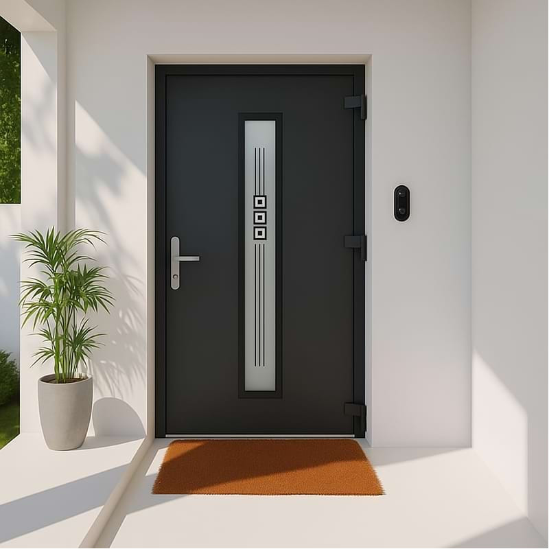 Porta de entrada em PVC STARTER AIX-EN-PROVENCE à Medida