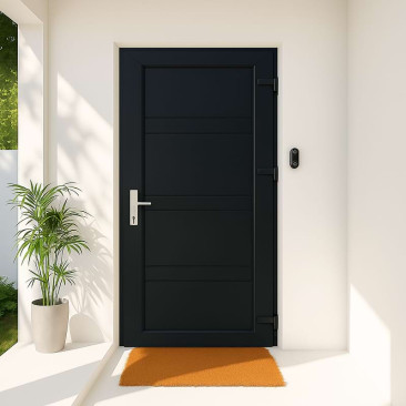 Porta de entrada em PVC...