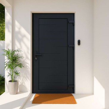 Porta de entrada em PVC...