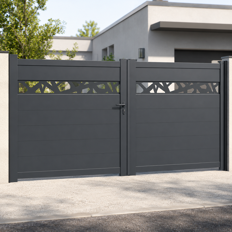 Portão Ferrare aluminium Battant Standard