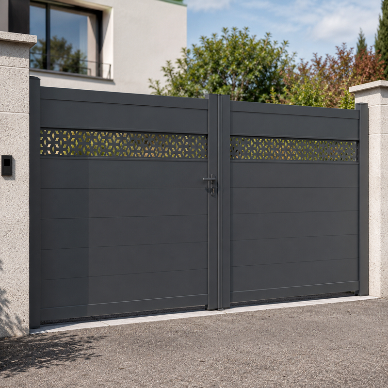 Portão Sienne aluminium Battant Standard