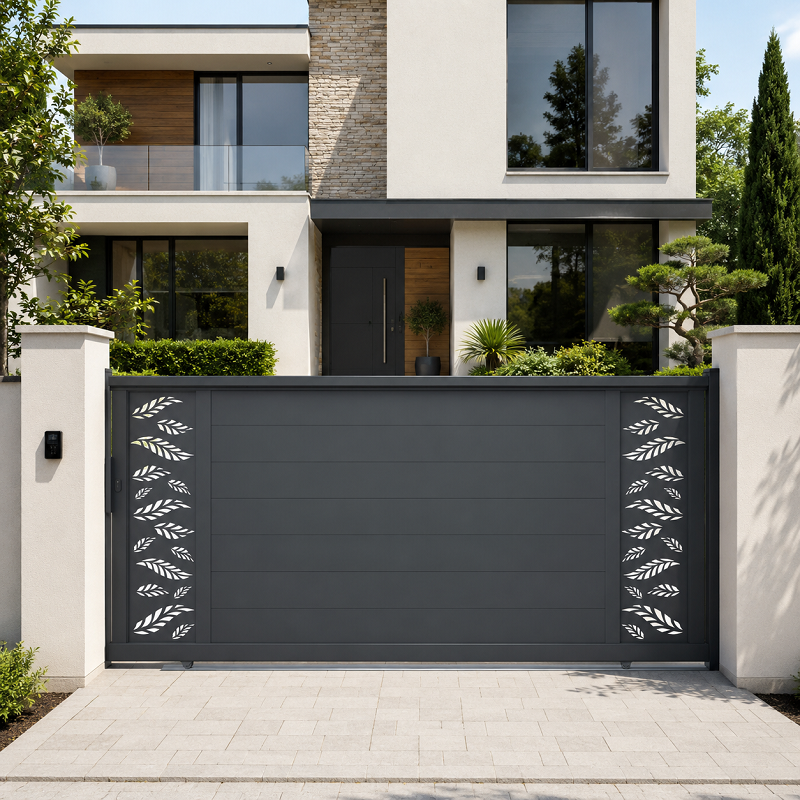 Portão Catane aluminium Coulissant Sur Mesure