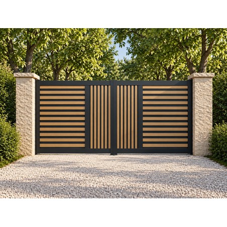 Portail NATURAIME Tilleuls Battant Sur Mesure