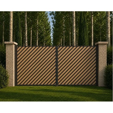 Portail NATURAIME Bouleaux Battant Sur Mesure