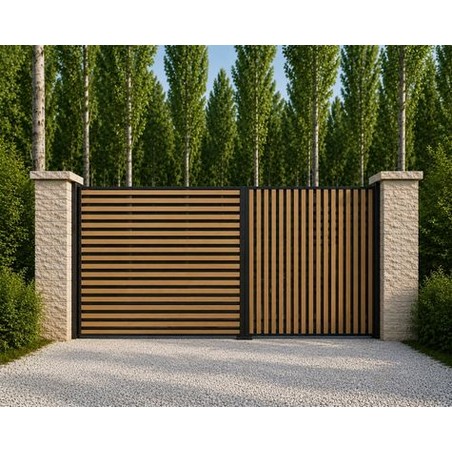 Portail NATURAIME Peupliers Battant Sur Mesure