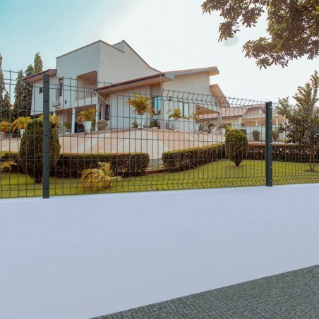 Kit de 5 a 30m, de Rede Rígida Metálica PRO Malha 200x55 - Fio de 5mm, em Sapata ou Chumbada