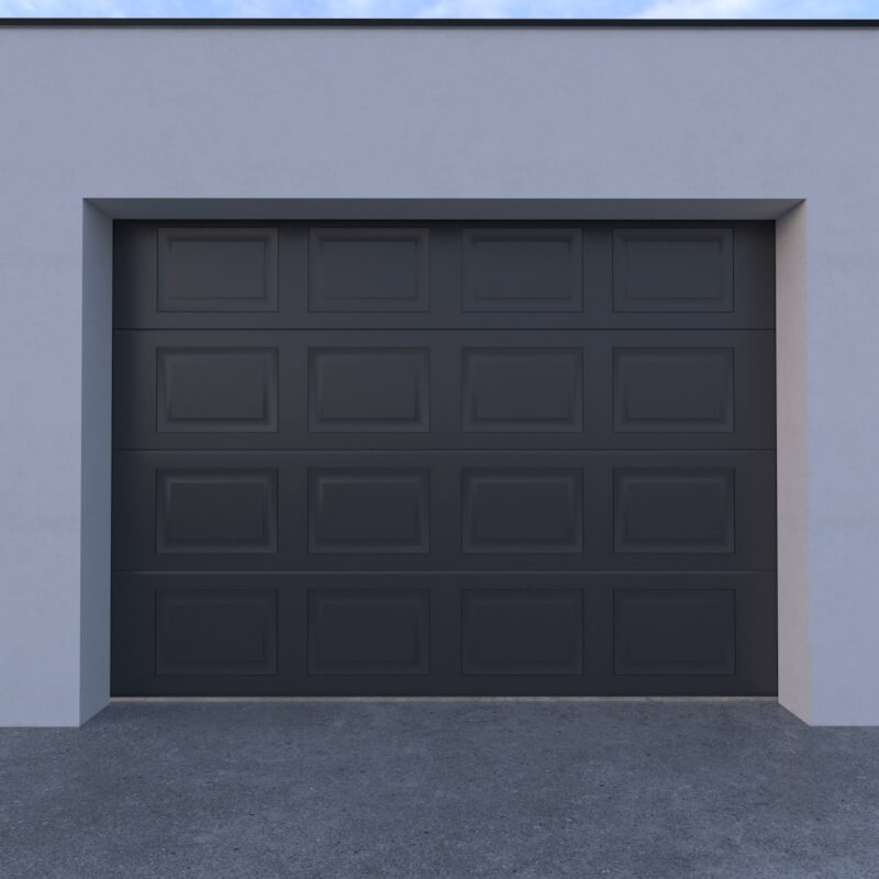 Cassete de porta de garagem seccional personalizada com mola de torção