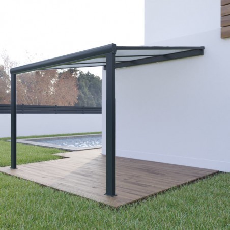 Pérgola de Alumínio Clássica Telhado de Policarbonato 16 mm Standard
