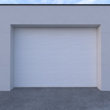 Porta de garagem em corte...