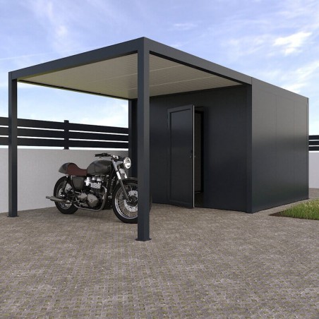 Carport + Módulo de Abrigo de Jardim