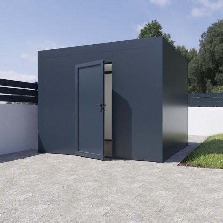 Abrigo de Jardim Telhado Plano