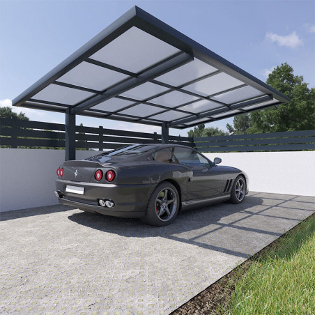 Alumínio Contemporâneo Carport 2 Pólos 5000 x 3000 mm
