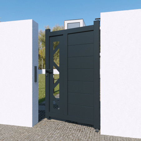 Portão Pedonal PERSO+ Standard Branco ou Cinzento