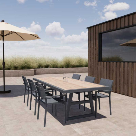 Mesa Belissima Artisanati 2520 x 1120 x 760 mm, Peças Cerâmicas 600 mm