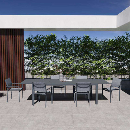 Mesa Extensível Longo Maestria 2200 ou 3300 x 1000 x 760 mm
