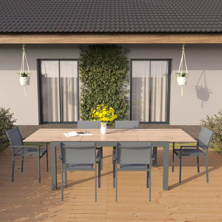 Mesa Extensível Longo Majestuosi 1800 ou 2700 x 1145 x 760 mm