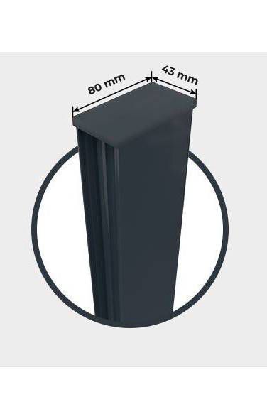 Montante para Cerca 80x43 mm 