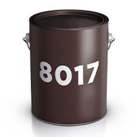 Cor Castanho RAL 8017