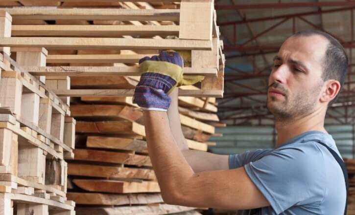 Produção de paletes