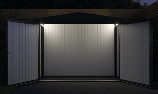 Illumination LED Abri de Rangement 2 Pans
