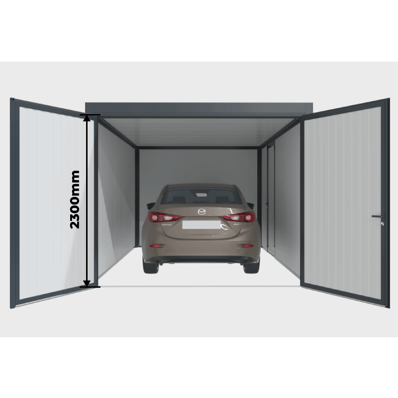 Altura dois Garagem Telhado Plano 5000 x 3000 mm