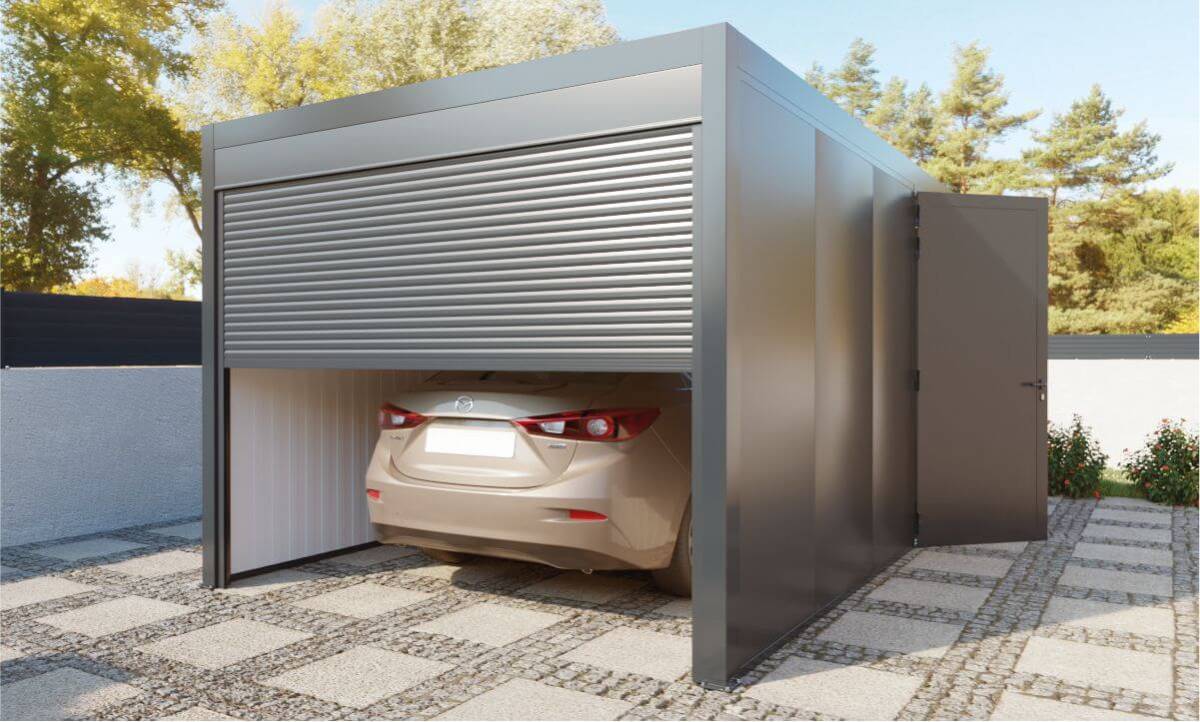 Garagem Telhado Plano 5000 x 3000 mm