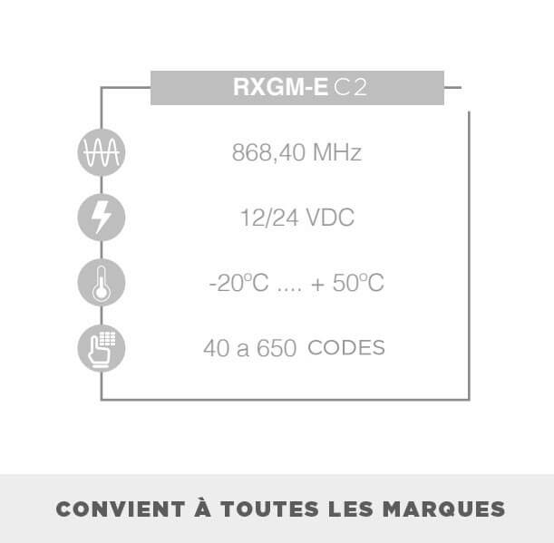 Récepteur Universel Globmatic RXGM 2C