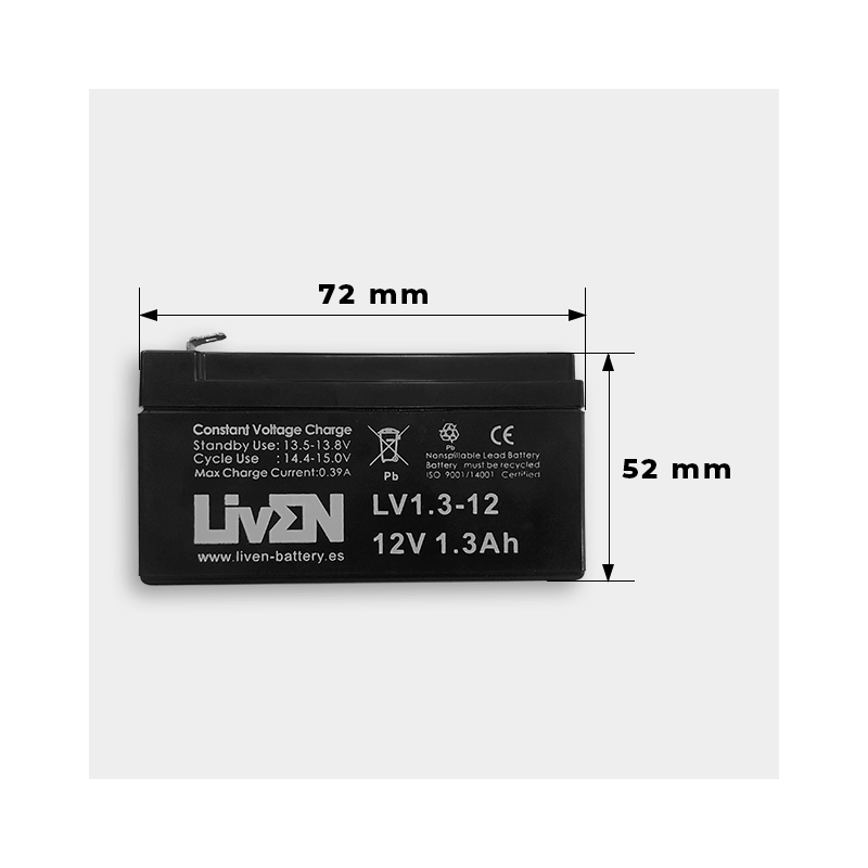 Kit Batterie - Vue Frontale